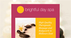 Desktop Screenshot of brightfuldayspa.com